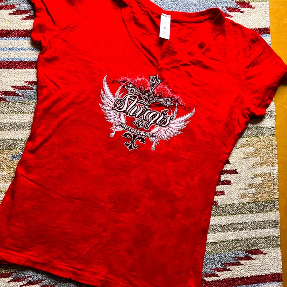 Sturgis 75th Anniversary Red tshirt Size XL